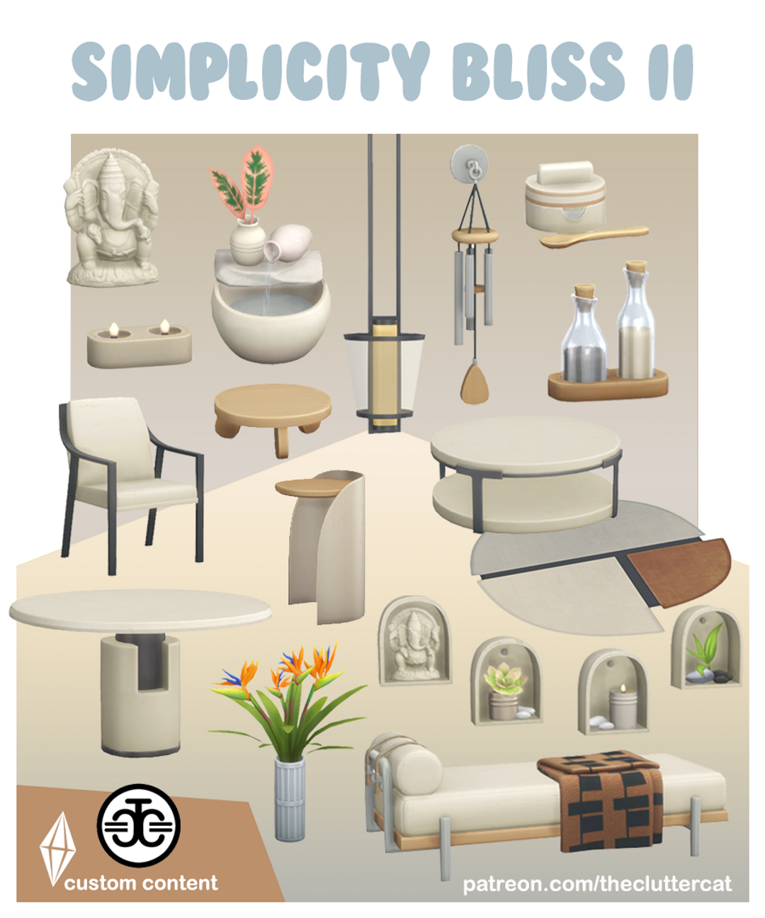 Скриншот мода Набор мебели Simplicity Bliss P2